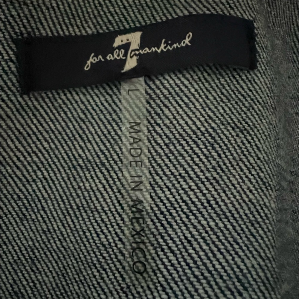 7 For All Mankind Women's Denim Jacket - Picture 5 of 6